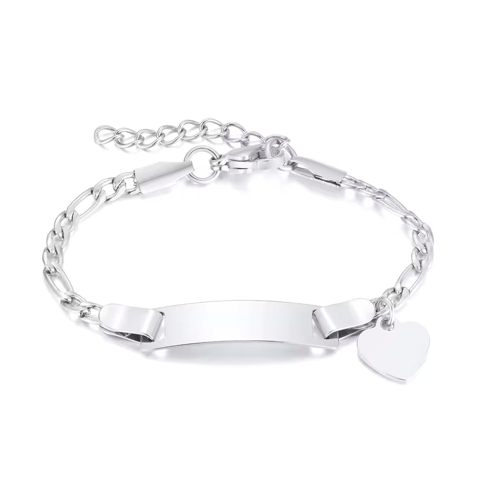 Personalized Engraved Couple Bar Bracelet Set | His & Hers