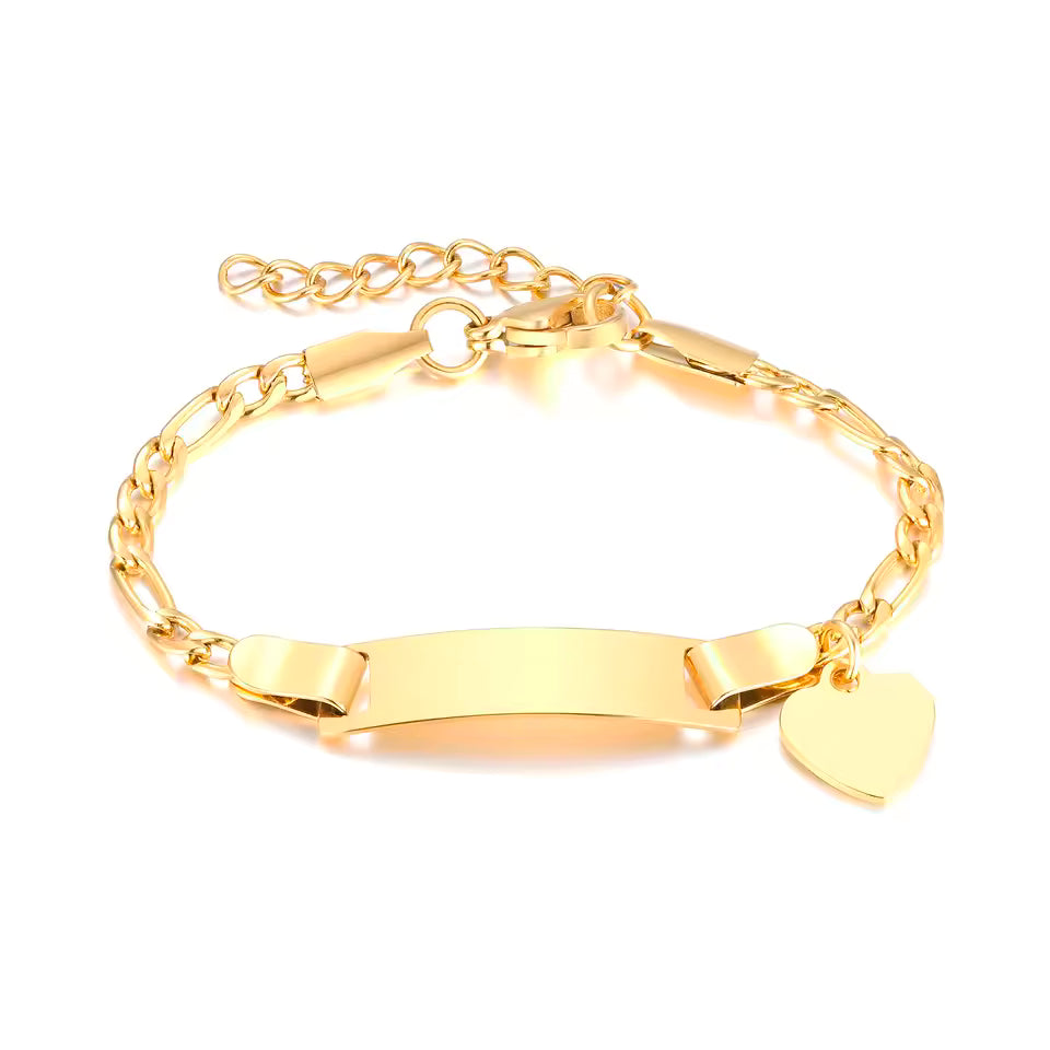 Personalized Engraved Couple Bar Bracelet Set | His & Hers